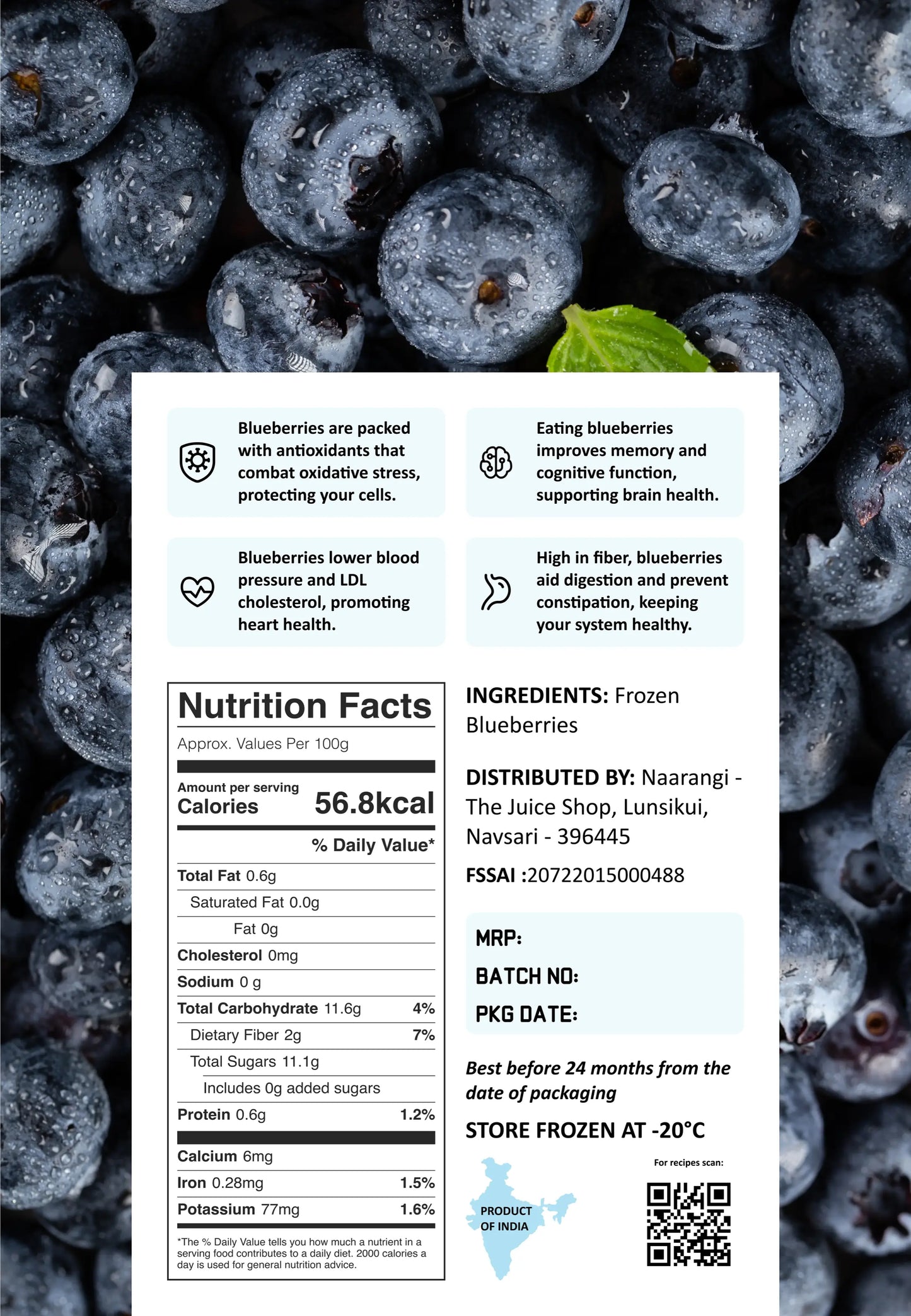 Frozen Bluberries