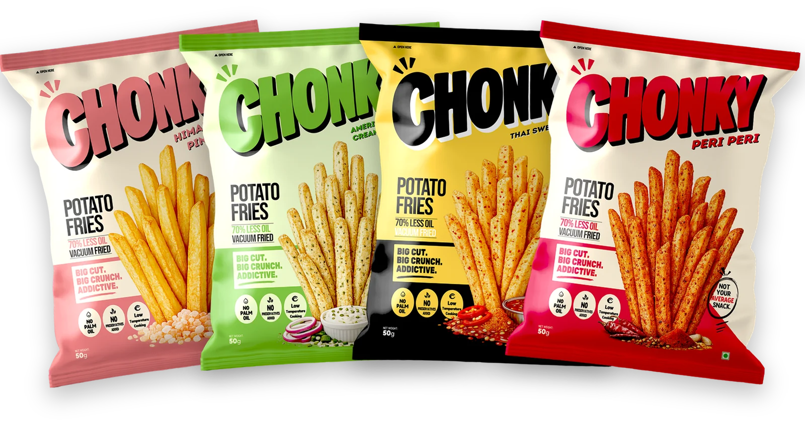 Variety Pack: 1 of each flavour
