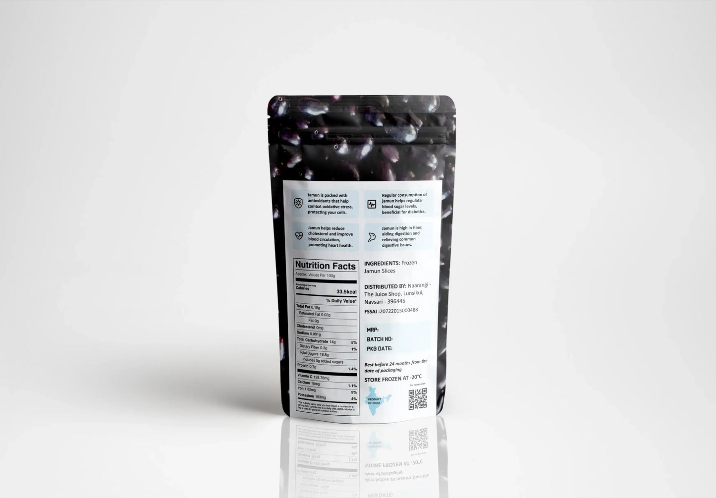 Frozen Jamun Slices